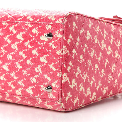 Christian Dior Snakeskin Medium Lady Dior Pink White 8 of 11