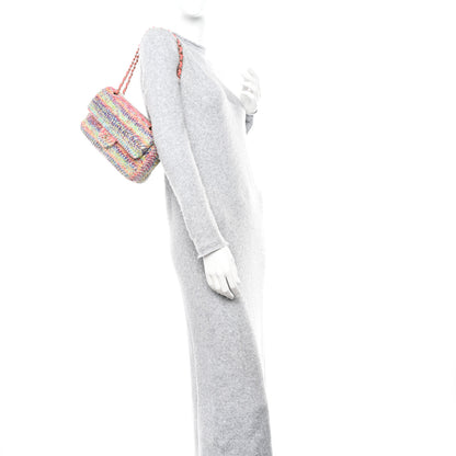 Chanel Knit Small Flap Orange Multicolor 2 of 10