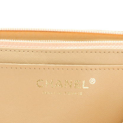 Chanel Lambskin Quilted Jumbo Single Flap Beige Clair 8 of 10