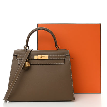 Hermes Epsom Kelly Sellier 28 Etoupe 12 of 12