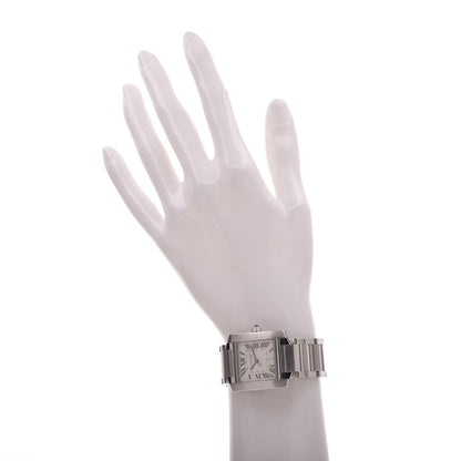 Cartier Stainless Steel 28mm Tank Francaise Automatic Watch 2 of 6