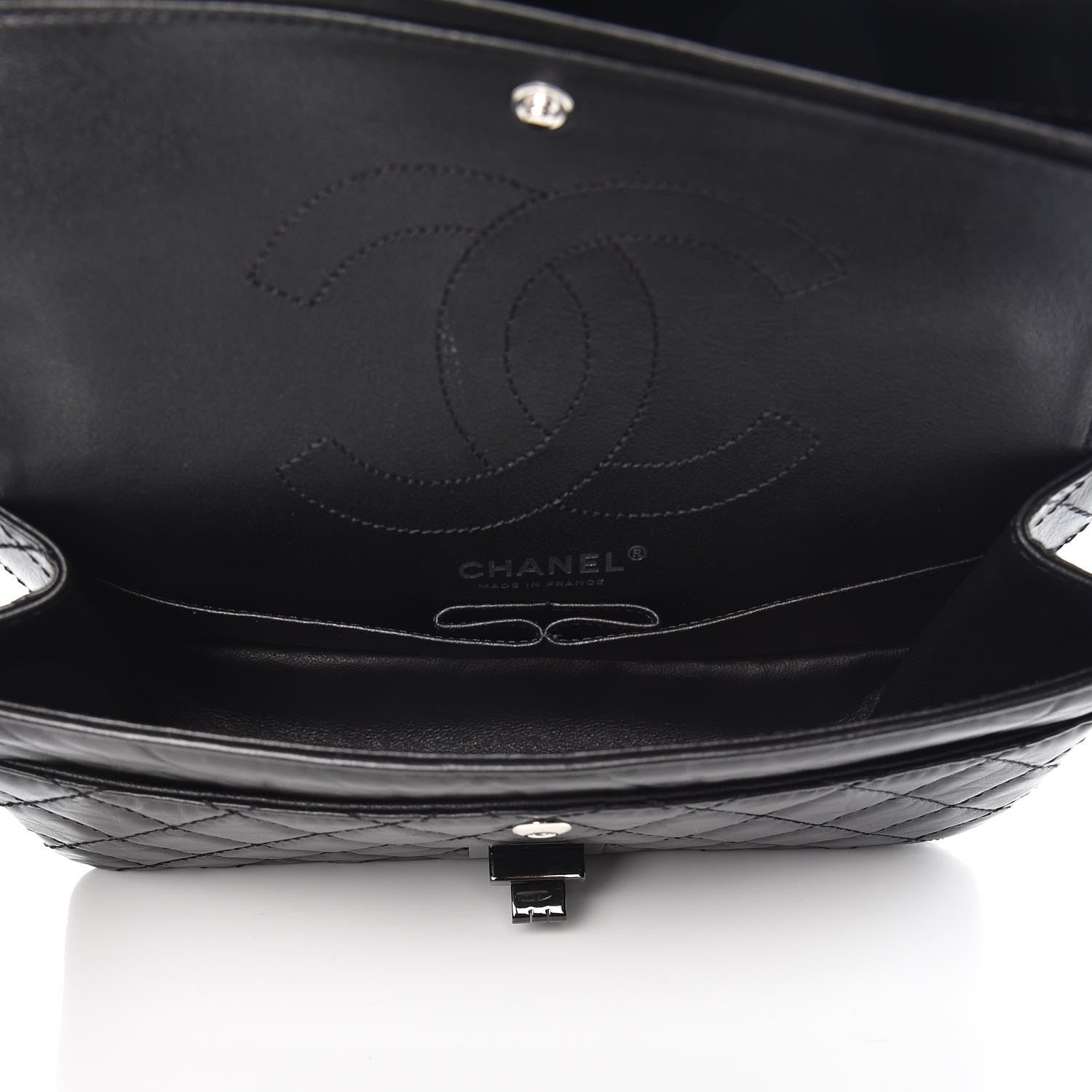 Chanel Aged Calfskin Quilted 2.55 Reissue 225 Flap So Black 5 of 10