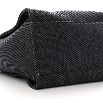Chanel Canvas Medium Deauville Tote Black 9 of 11