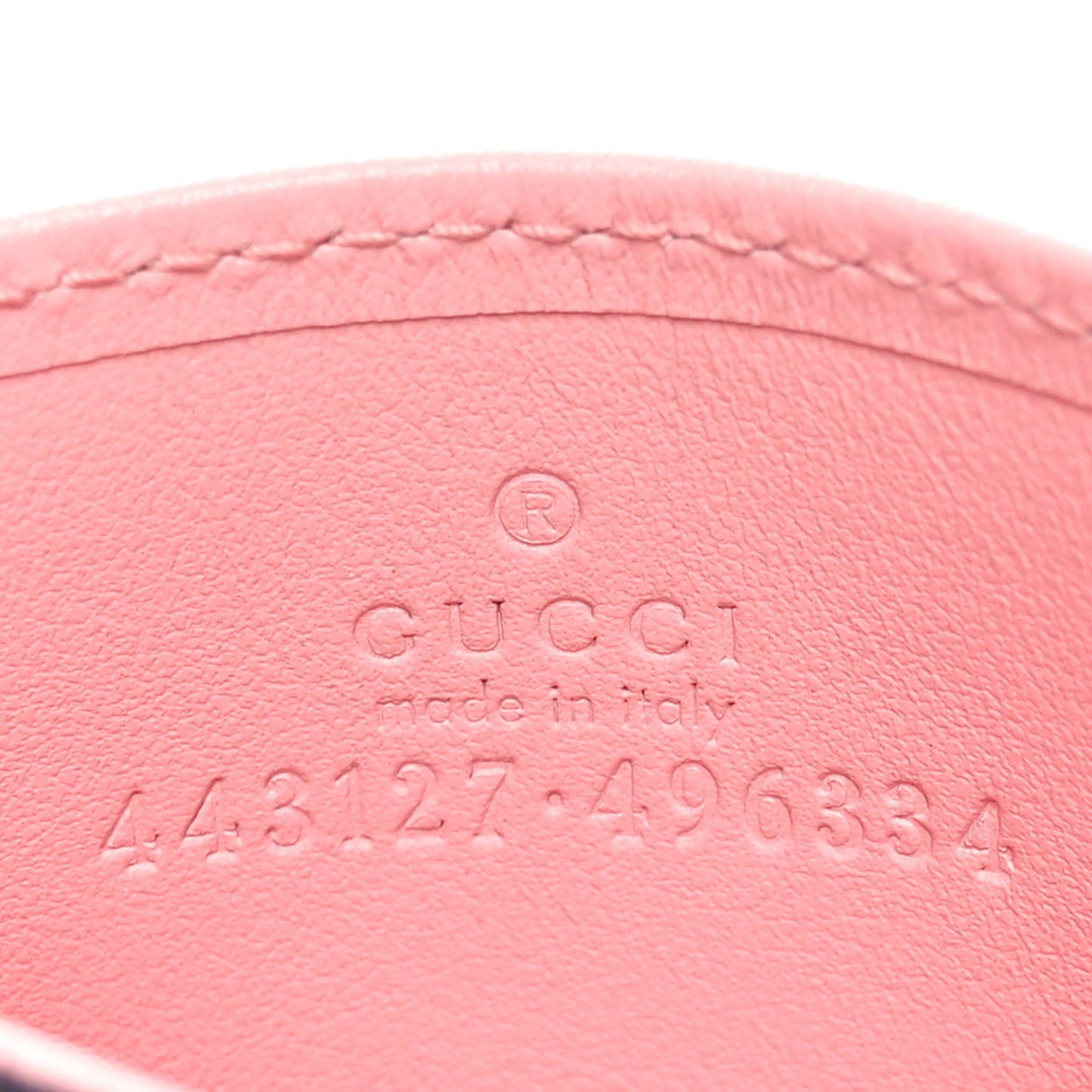 Calfskin Matelasse GG Marmont Card Holder Wild Rose