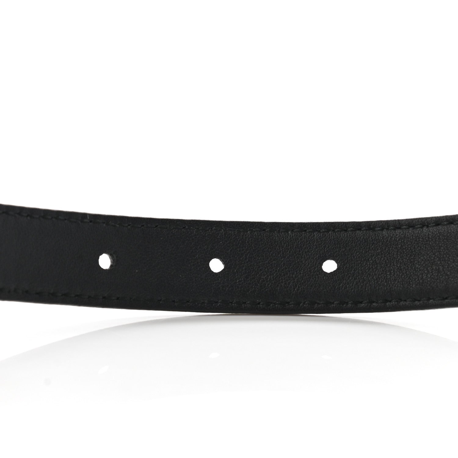 Gucci Calfskin Crystal Embellished Double G Belt 95 38 Gold 4 of 5