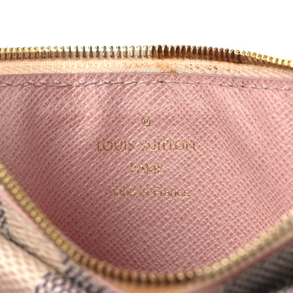 Louis Vuitton Damier Azur Recto Verso Card Holder Rose Ballerine 7 of 9