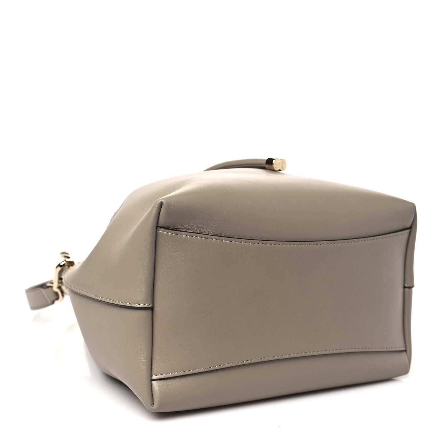 Jimmy Choo Calfskin Bon Bon Bucket Bag Taupe 4 of 11