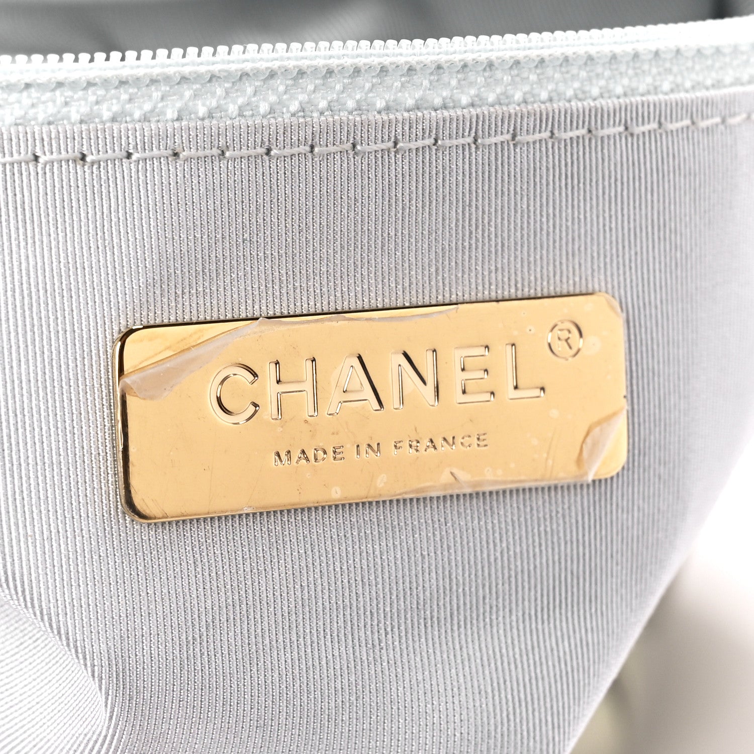 Chanel Iridescent Calfskin Quilted Medium Chanel 19 Flap White 6 of 11