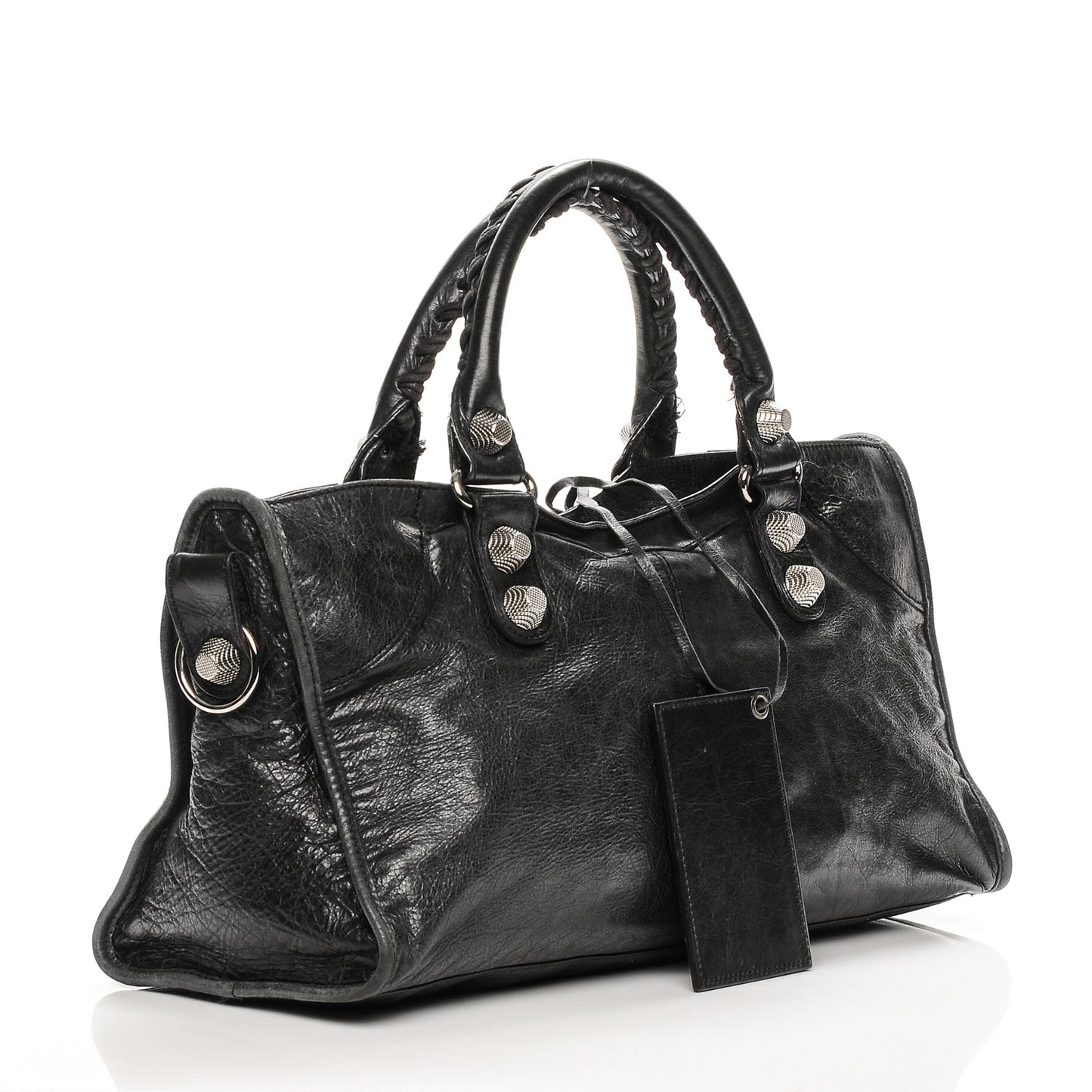 Agneau Giant 21 Silver Hardware Part Time Black
