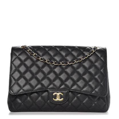 Chanel Caviar Quilted Maxi Single Flap Black 1 of 7