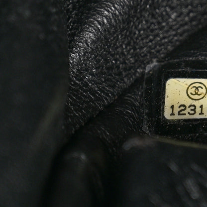 Chanel Caviar Half Moon Large Flap Black 7 of 10