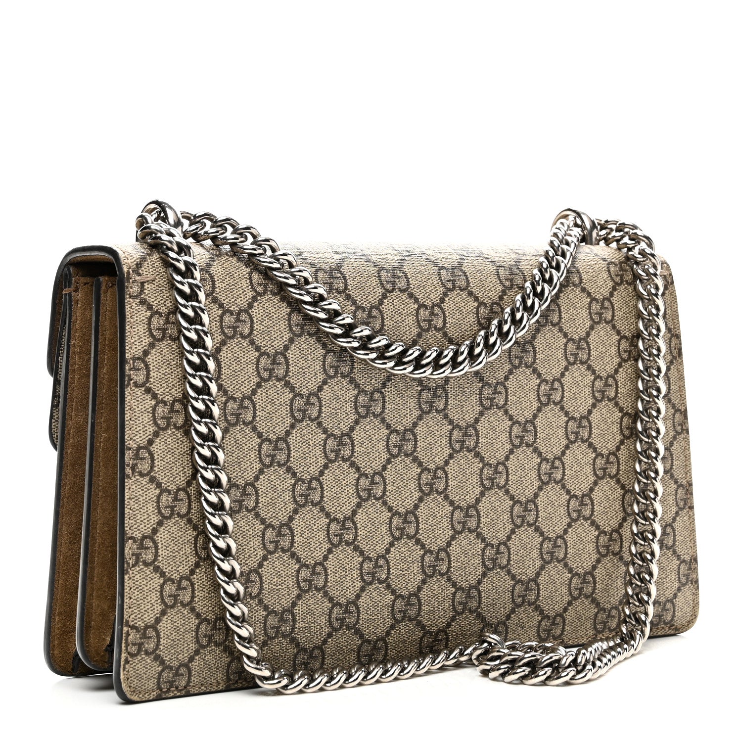 Gucci GG Supreme Monogram Small Dionysus Shoulder Bag Taupe 3 of 11