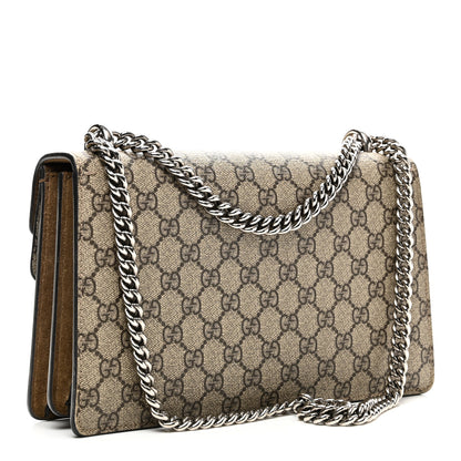 Gucci GG Supreme Monogram Small Dionysus Shoulder Bag Taupe 3 of 11