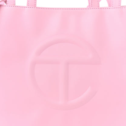 Telfar Vegan Leather Medium Shopping Bag Bubblegum 8 of 10