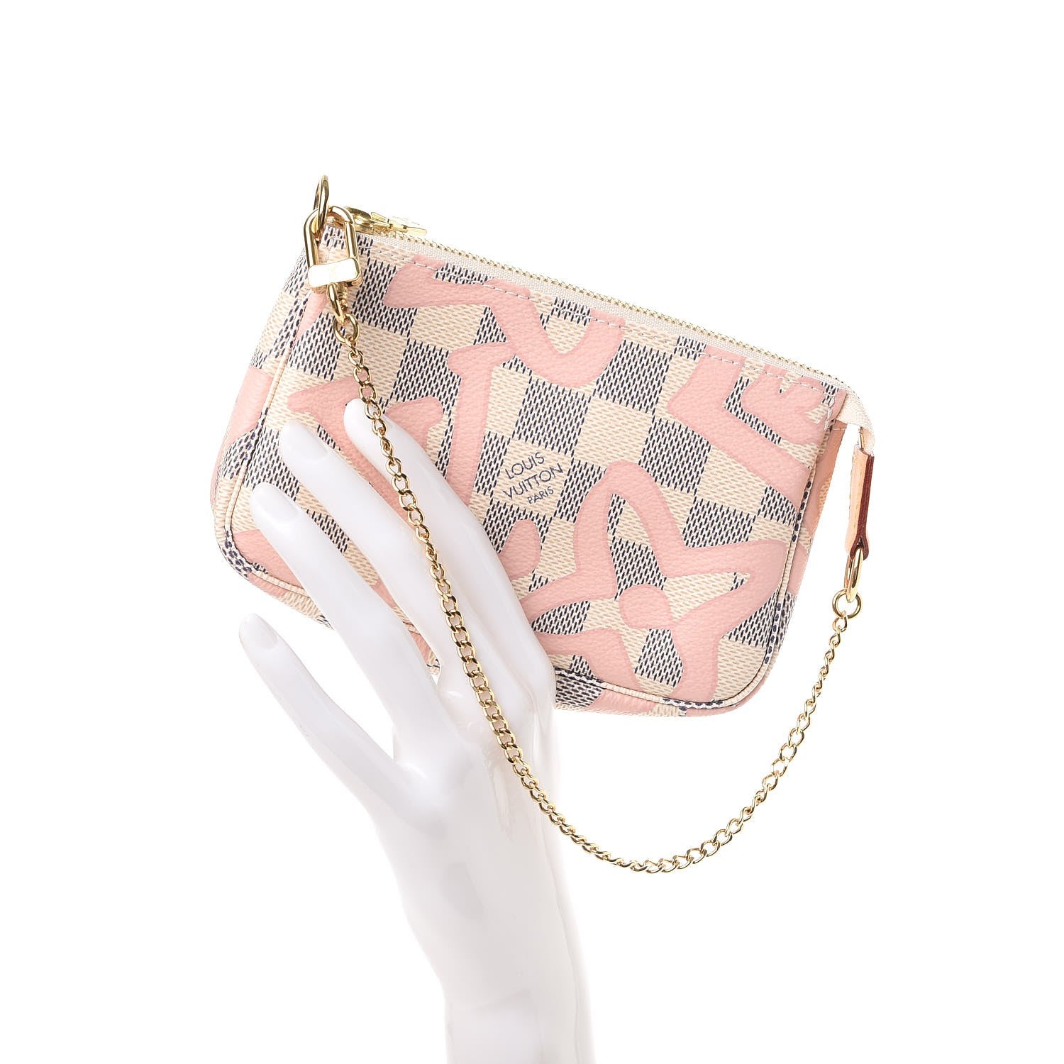 Louis Vuitton Damier Azur Tahitienne Mini Pochette Accessories 2 of 9