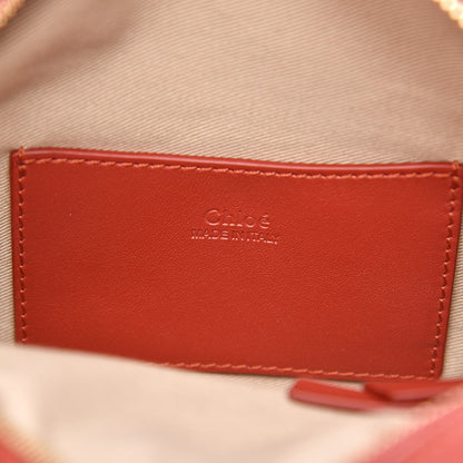 Chloe Smooth Calfskin Little Horses Embroidered Shoulder Bag Earthy Red 6 of 9