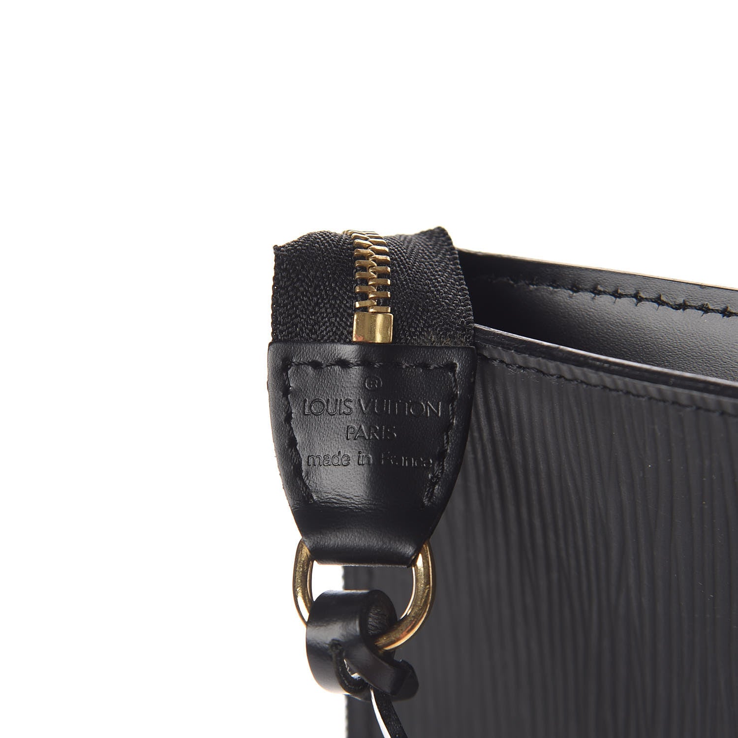 Louis Vuitton Epi Pochette Accessories 24 Black 5 of 7