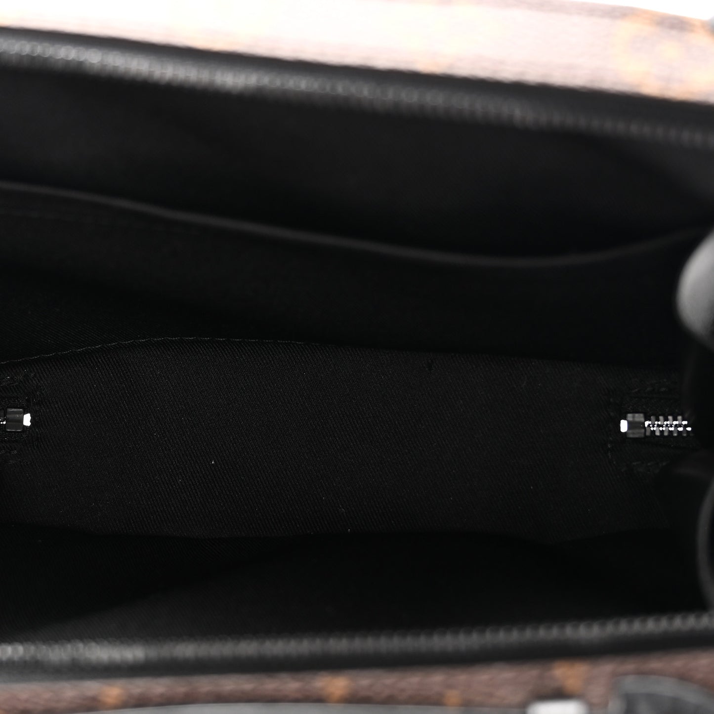Monogram Macassar Handle Soft Trunk Black