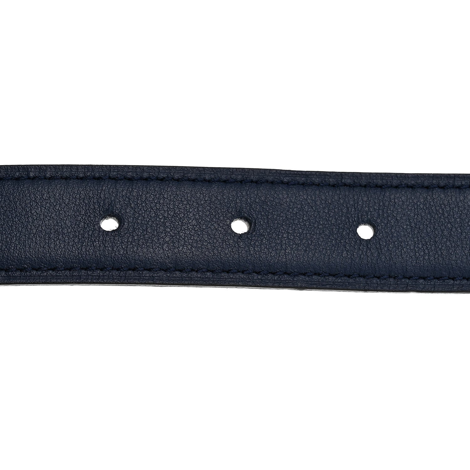 Hermes Swift Epsom 24mm Belt Strap 90 36 Bleu Marine Craie 5 of 7