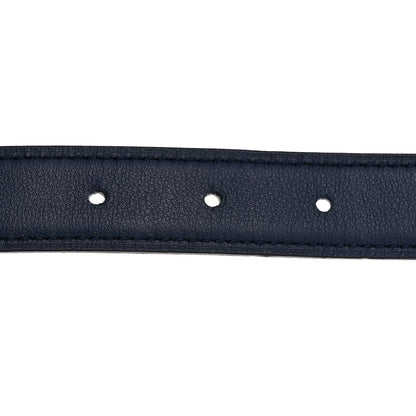 Hermes Swift Epsom 24mm Belt Strap 90 36 Bleu Marine Craie 5 of 7