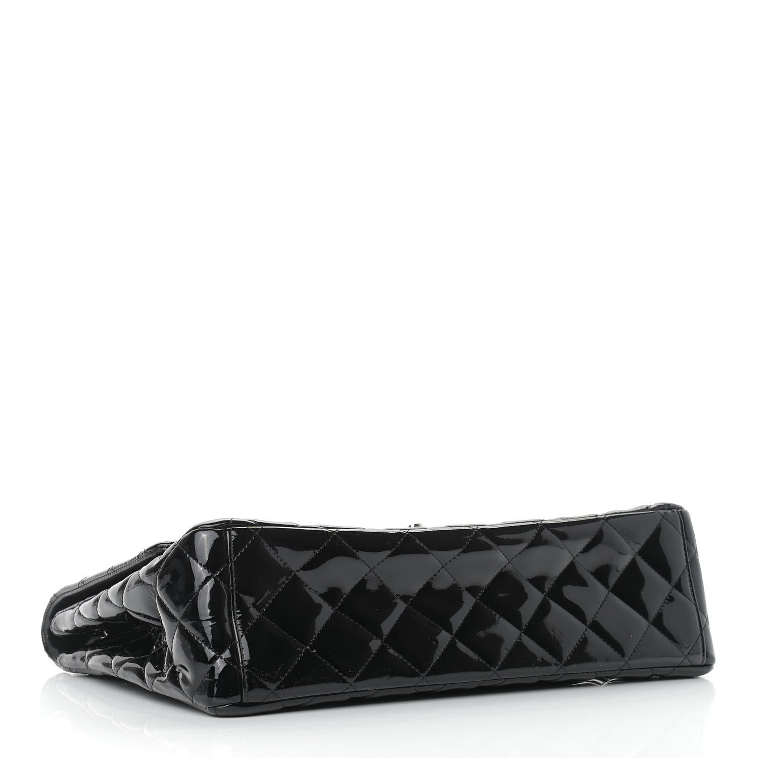 Chanel Patent Quilted Maxi Single Flap Black 4 of 11