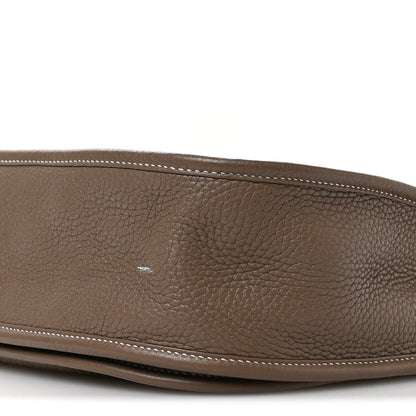 Hermes Taurillon Clemence Evelyne III GM Etoupe 10 of 11