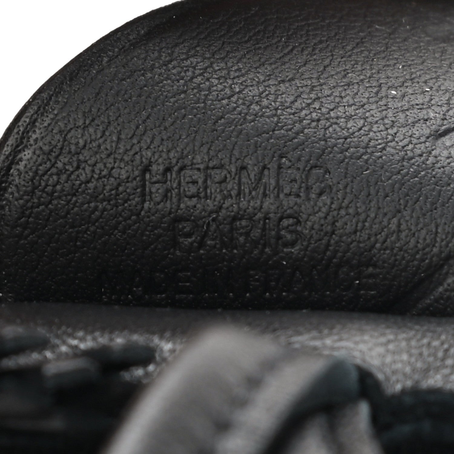 Hermes Milo Lambskin Grigri Rodeo Pegase Horse Bag Charm PM So Black 2 of 5