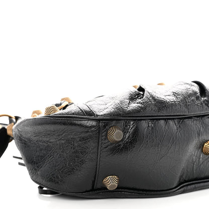Balenciaga Agneau Arena Small Le Cagole Shoulder Bag Black 9 of 10