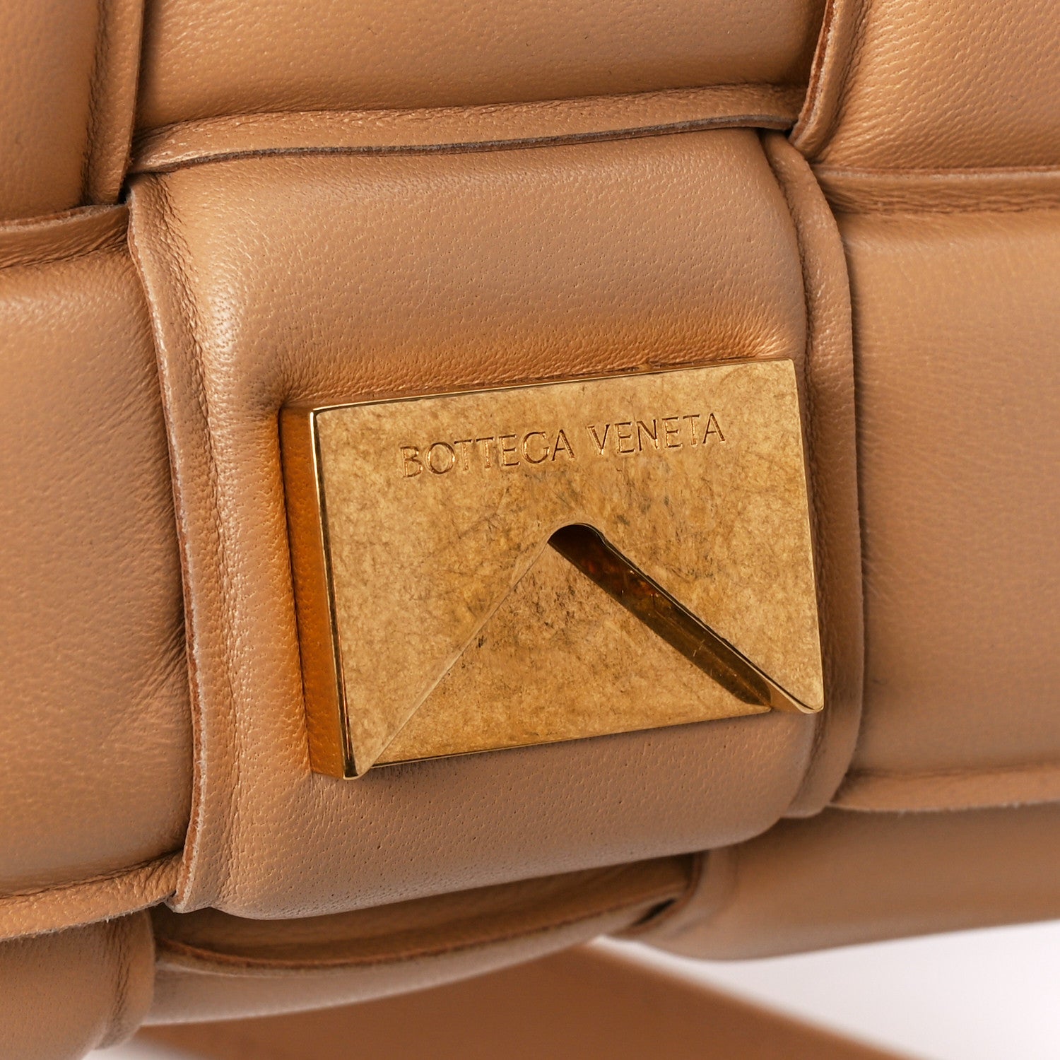Bottega Veneta Nappa Maxi Intreccio Padded Cassette Crossbody Bag Almond 9 of 13