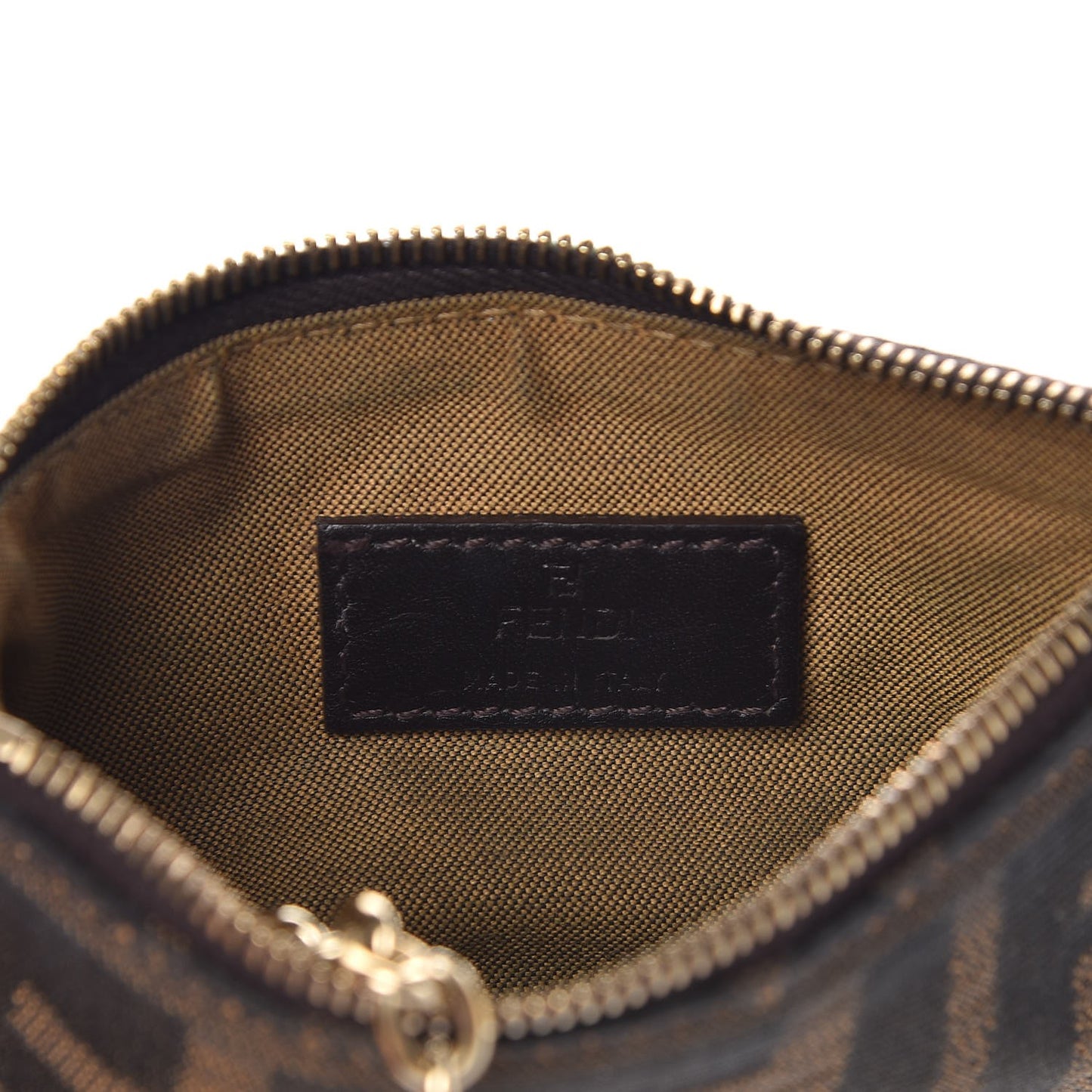 Zucca Coin Pouch Key Case Tobacco