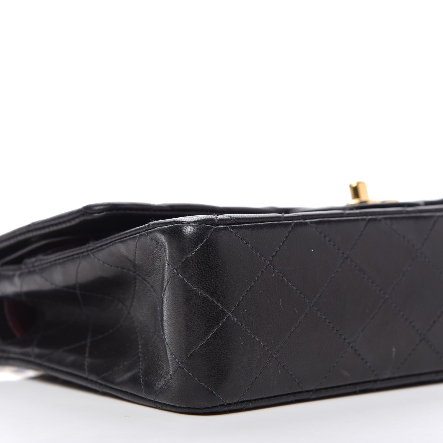 Chanel Lambskin Quilted Medium Double Flap Black 6 of 11