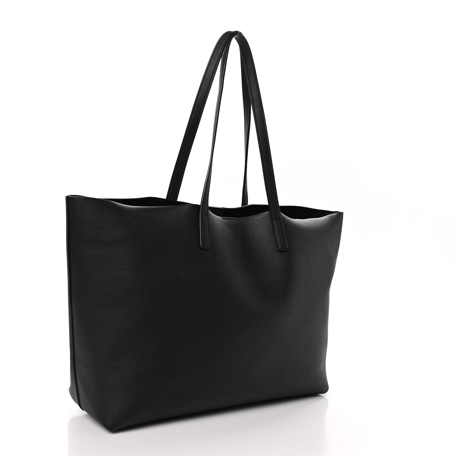 Saint Laurent Calfskin Large Shopping Tote Black 4 of 12
