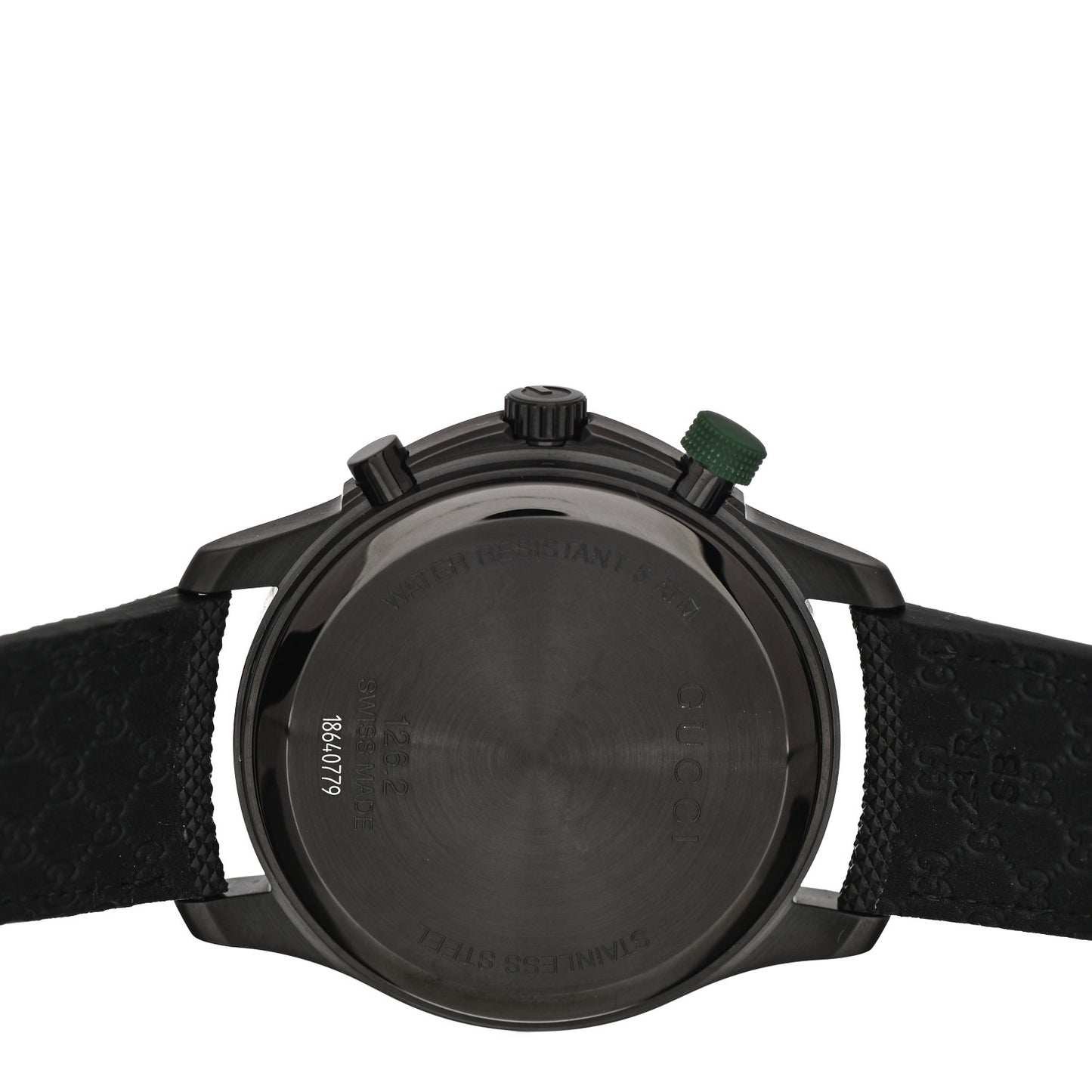 PVD Stainless Steel Nylon 45mm G-Timeless Chronograph Quartz Watch Black