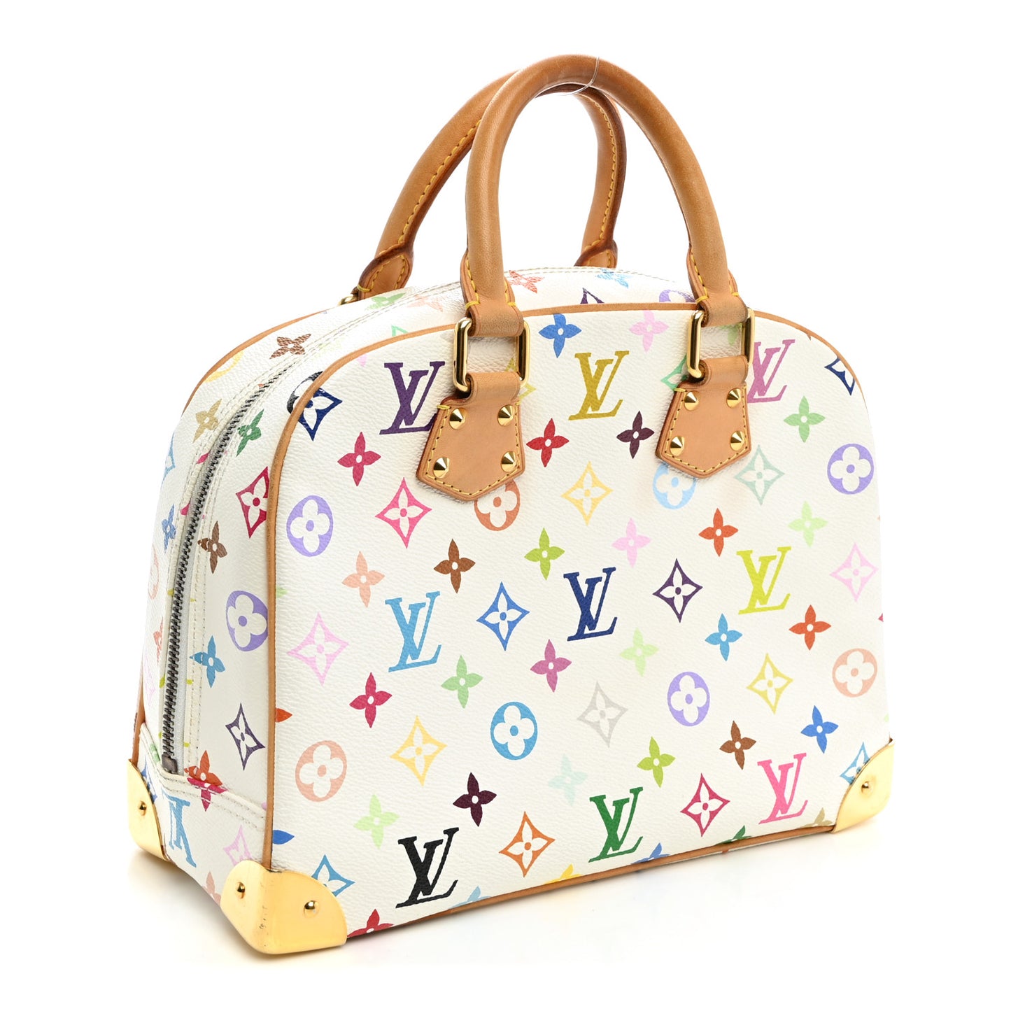 Monogram Multicolor Trouville White
