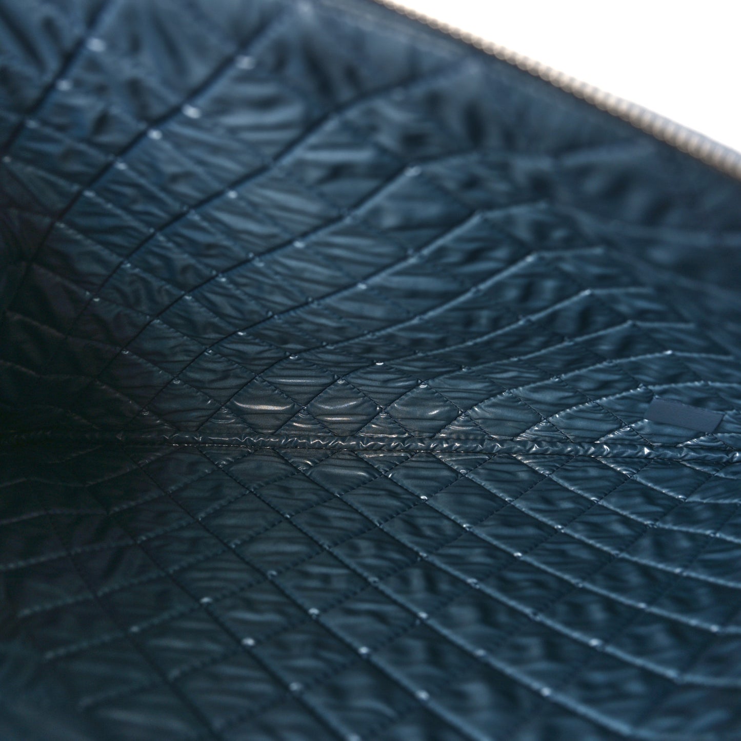 Canvas Sequins Medium Deauville Cosmetic Pouch Blue