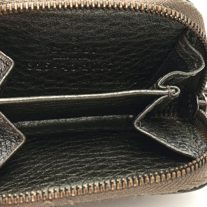 Gucci Metallic Pebbled Calfskin Soho Coin Purse Key Ring Sasso 5 of 6