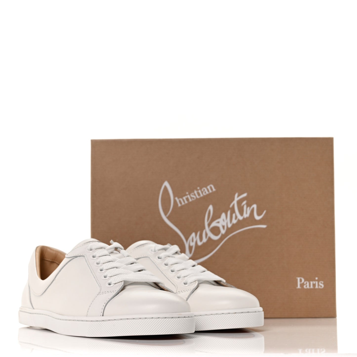 Calfskin Flamingirl Sneakers 38.5 White