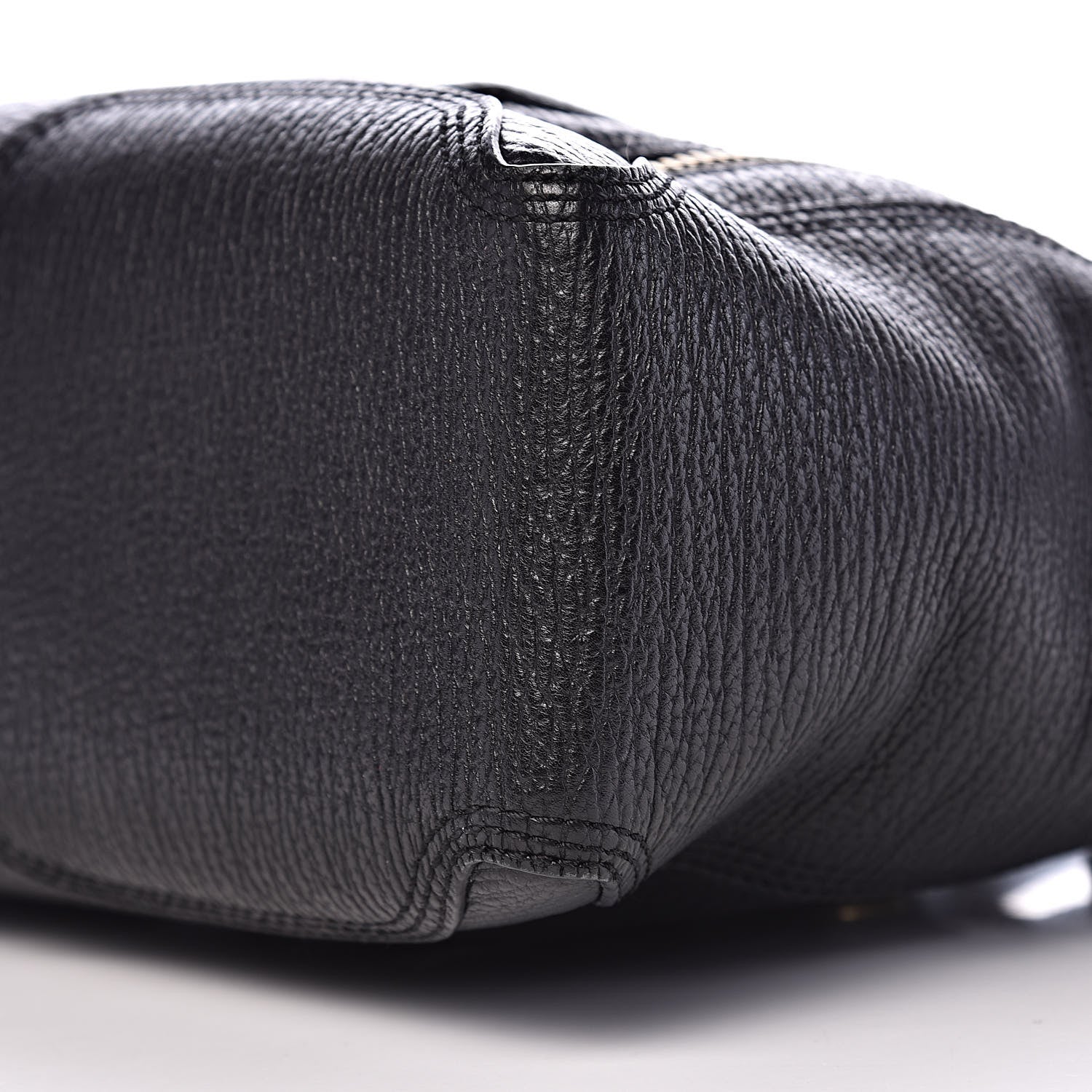 3.1 Phillip Lim 3.1 Textured Calfskin Medium Pashli Satchel Black 9 of 10