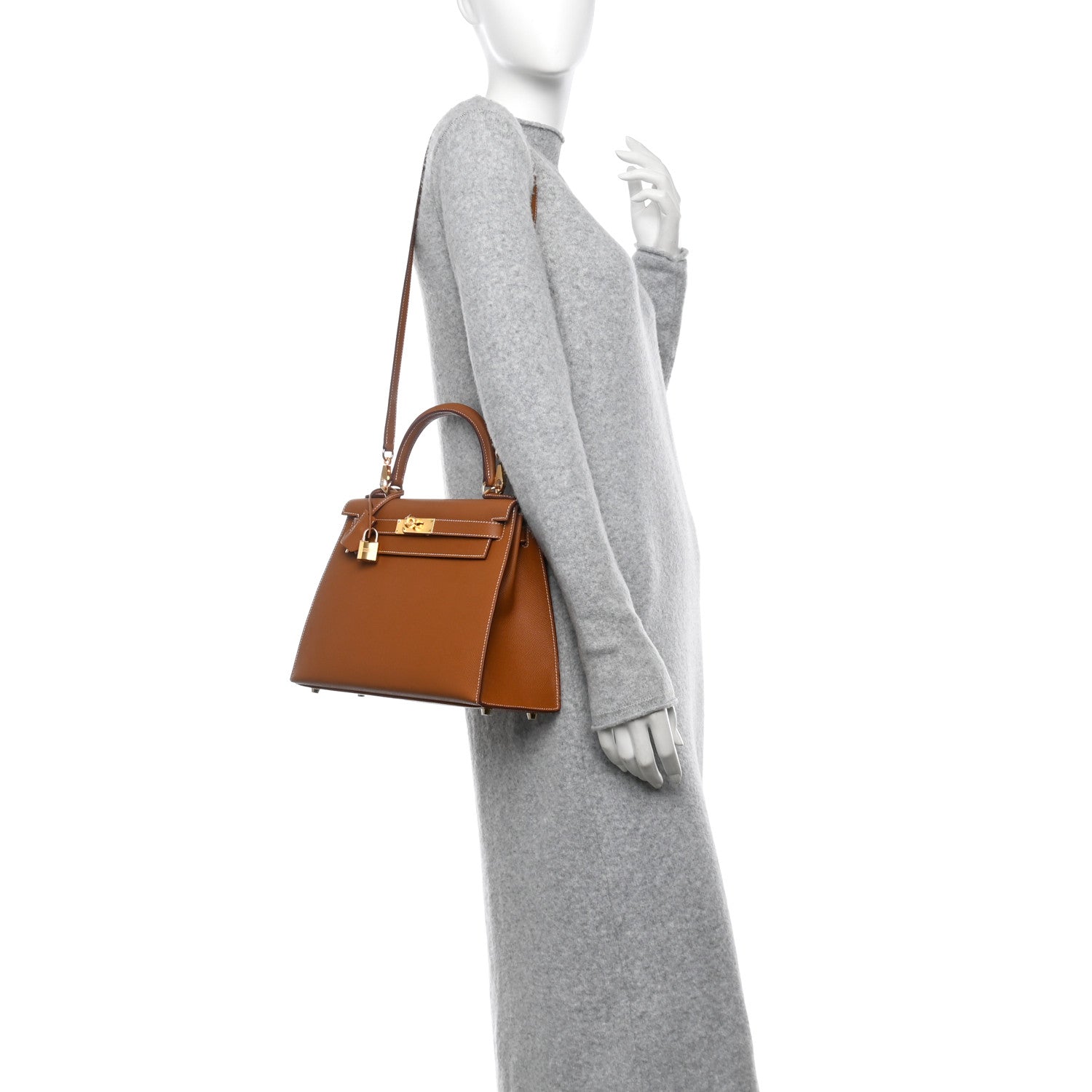 Hermes Epsom Kelly Sellier 28 Gold 2 of 11