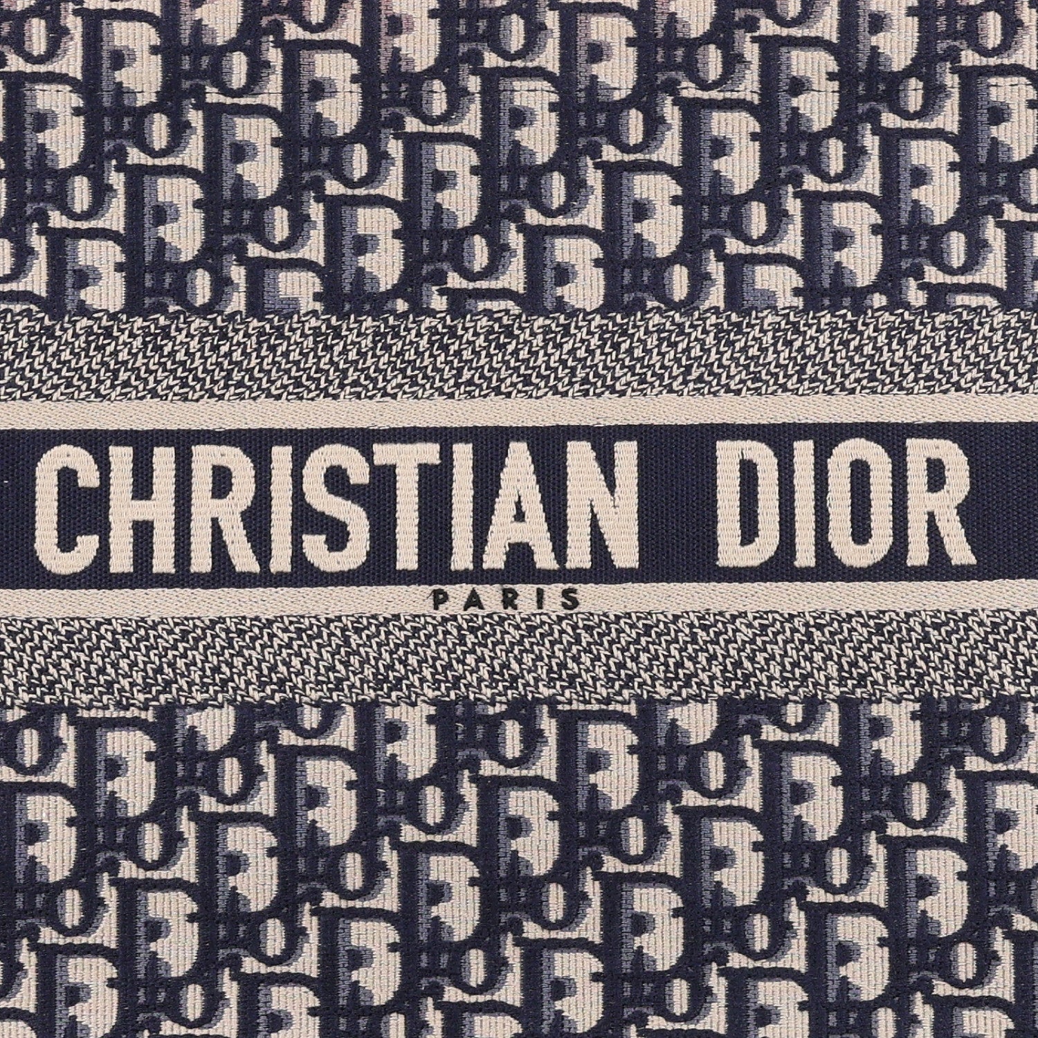 Christian Dior Oblique Medium Book Tote Blue Multicolor 8 of 10