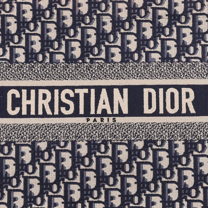 Christian Dior Oblique Medium Book Tote Blue Multicolor 8 of 10