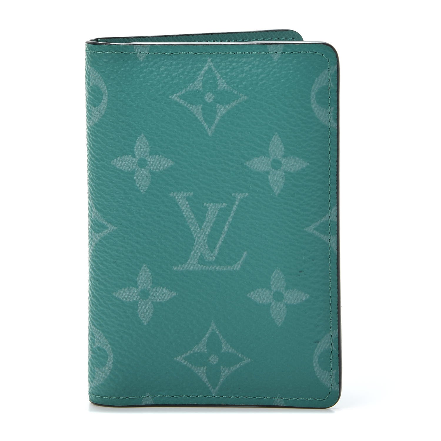 Louis Vuitton Monogram Taiga Pocket Organizer Vert 1 of 9