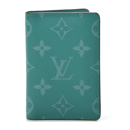 Louis Vuitton Monogram Taiga Pocket Organizer Vert 1 of 9