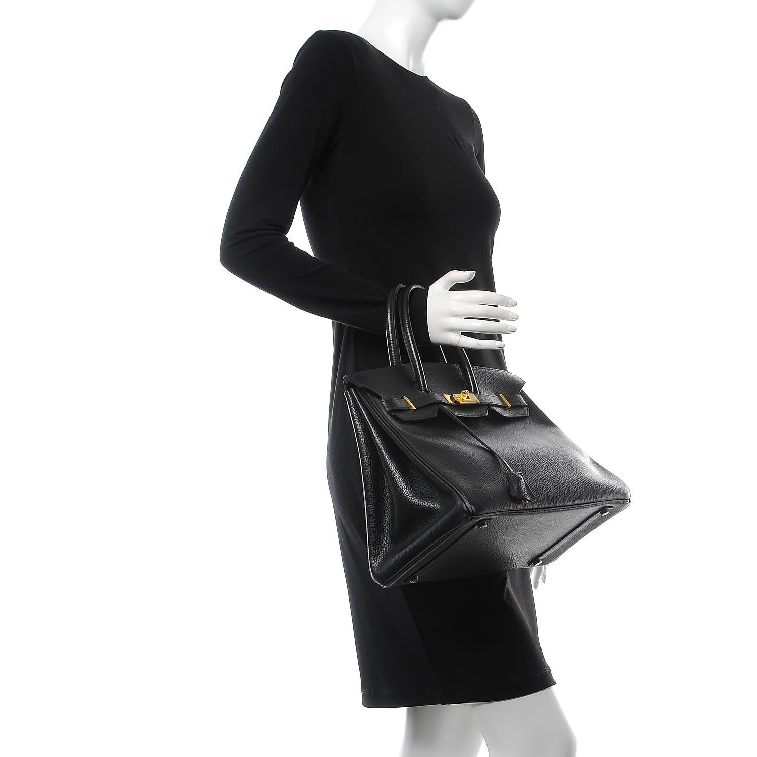 Hermes Ardennes Birkin 35 Black 2 of 36