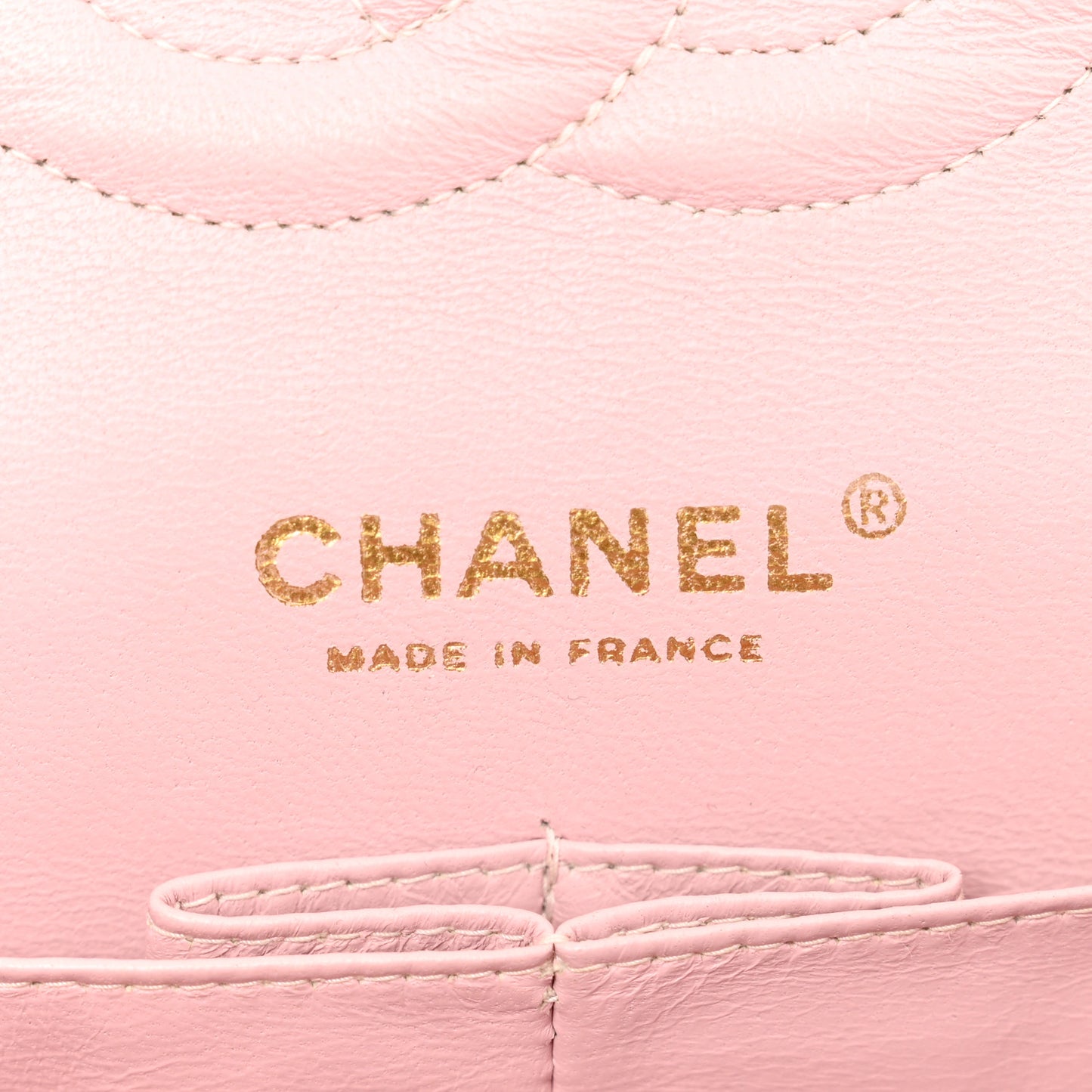 Tweed Quilted Medium Double Flap Light Pink