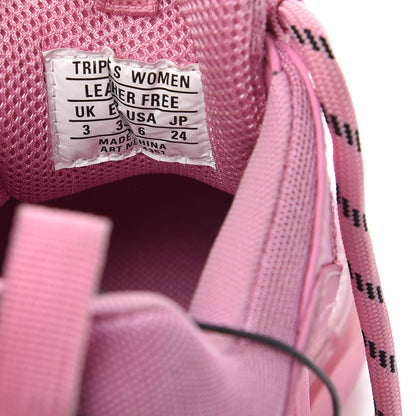 Balenciaga Fabric Mesh Clear Sole Womens Triple S Sneakers 36 Pink 7 of 9