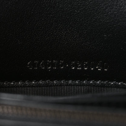 Gucci Calfskin Matelasse GG Marmont Chain Wallet Black 7 of 10