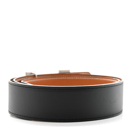 Hermes Box Epsom 32mm H Belt 95 38 Black Gold 3 of 10