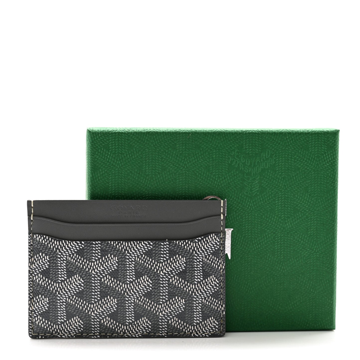 Goyardine Saint Sulpice Card Holder Grey
