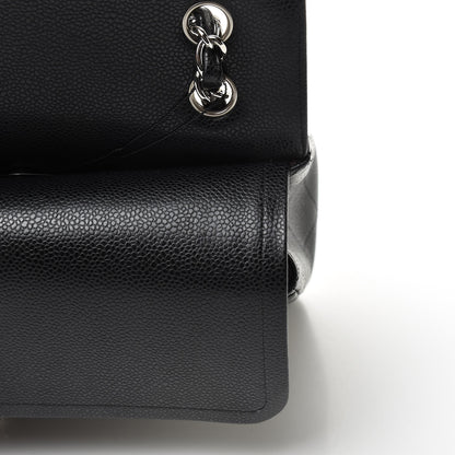 Chanel Caviar Quilted Jumbo Double Flap Black 12 of 12